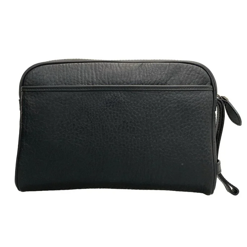 Burberry's - Black Leather Mens Clutch Bag - Picture 1 of 8